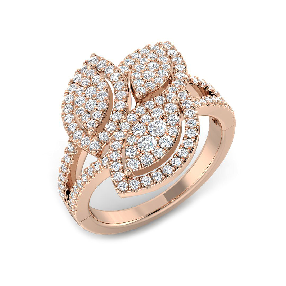 XYR12548 — Ring - 9k Rose Gold