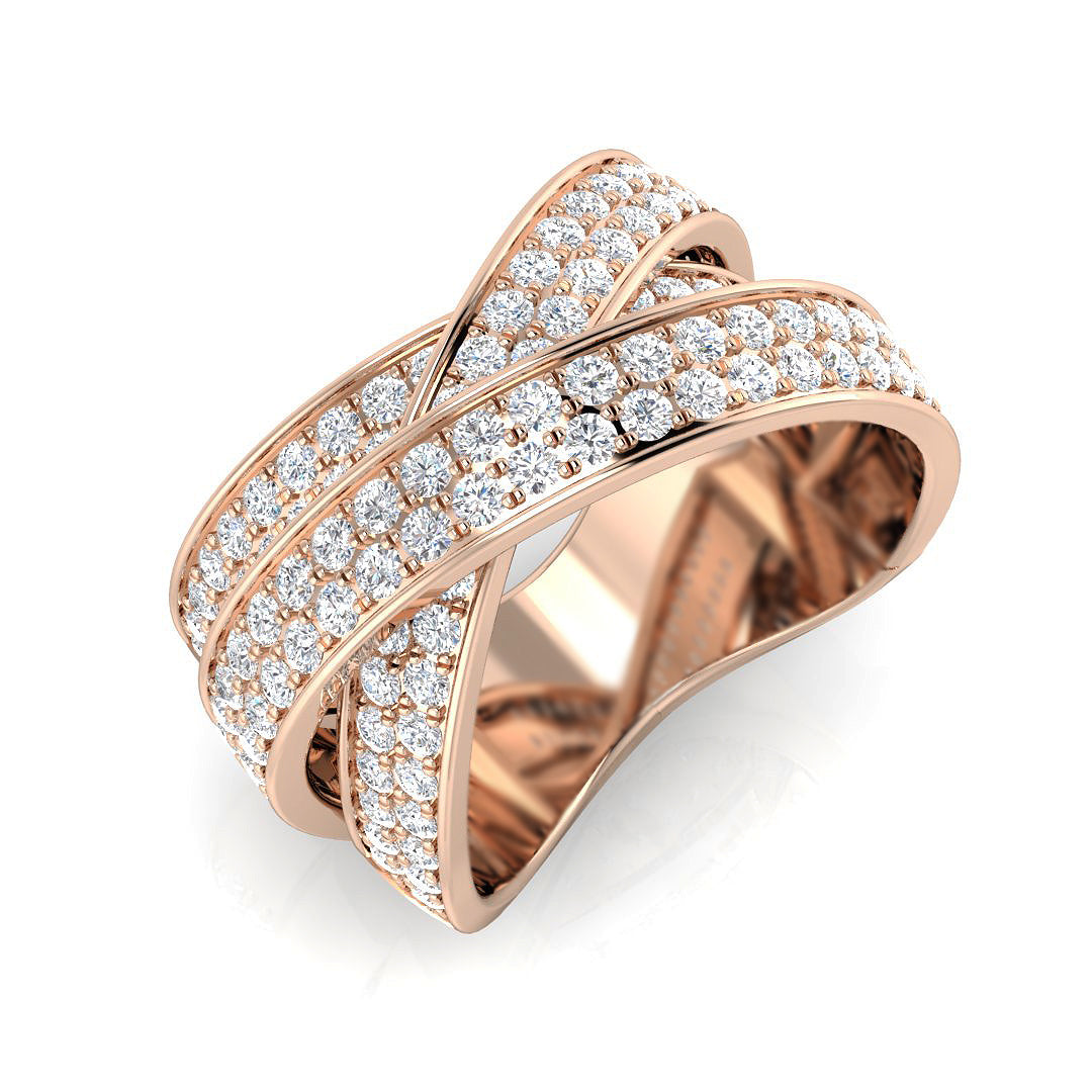 XYR12612 — Ring - 9k Rose Gold