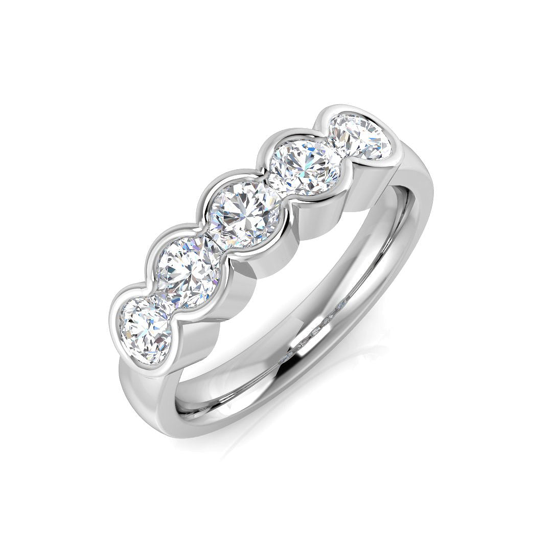 XYR13037 — Ring - 9k White Gold