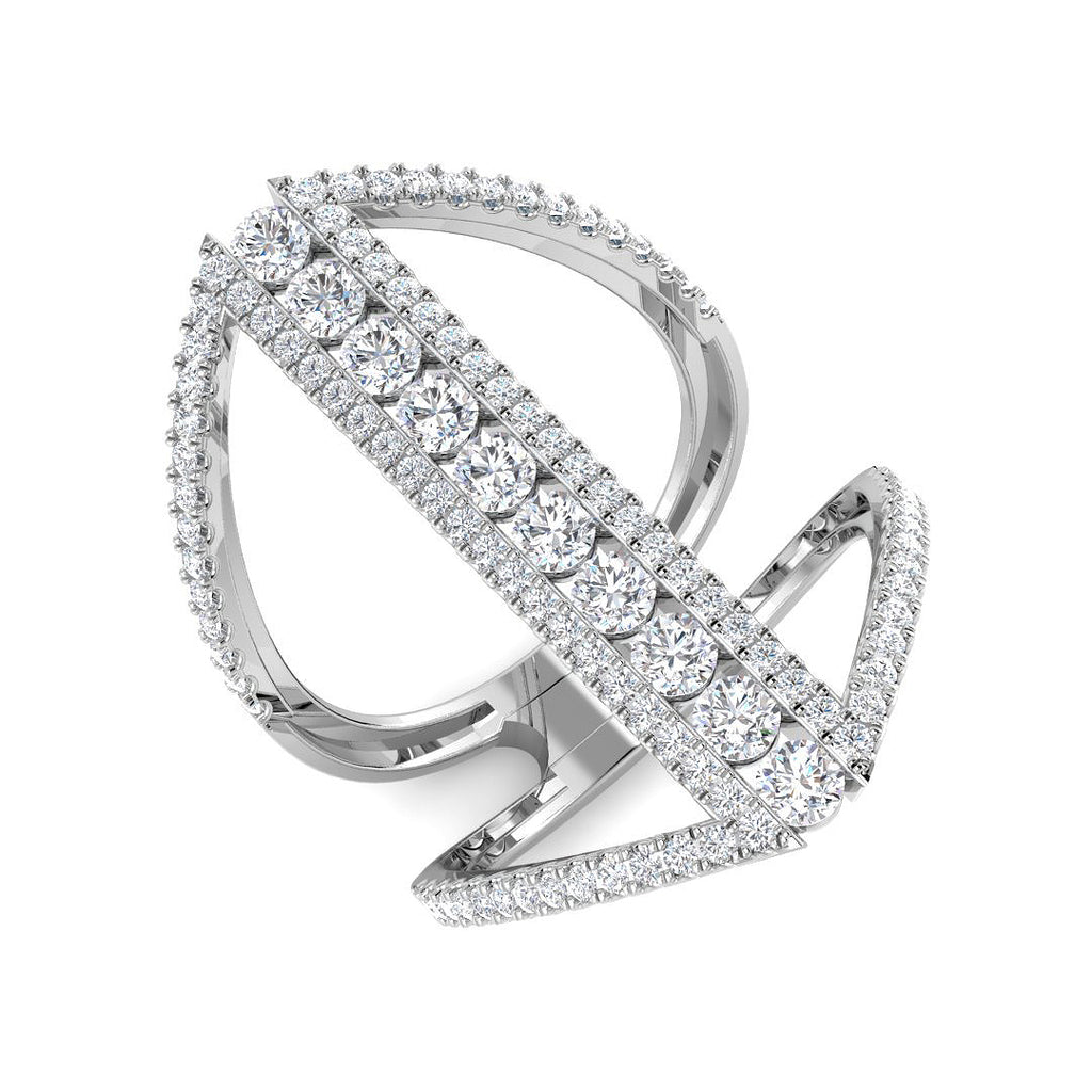 XYR13052 — Ring - 9k White Gold