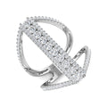 XYR13052 — Ring - 9k White Gold