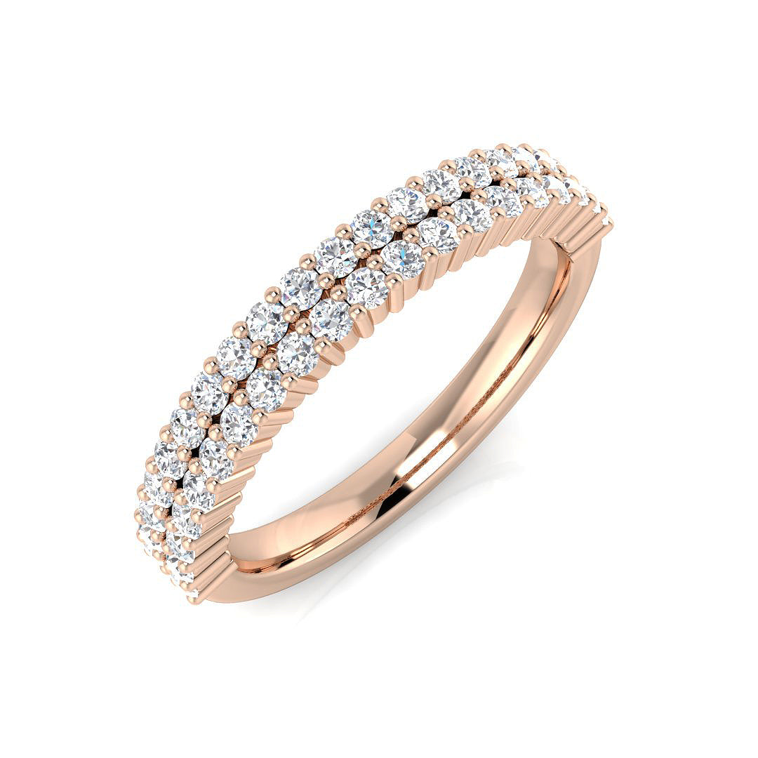 XYR13173 — Ring - 9k Rose Gold