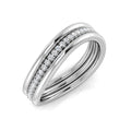 XYR13285 — Ring - 9k White Gold