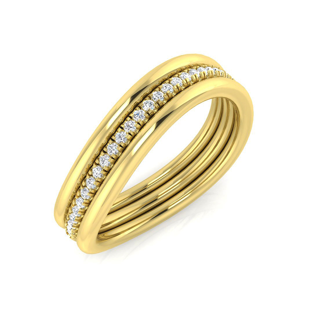 XYR13285 — Ring - 9k Yellow Gold