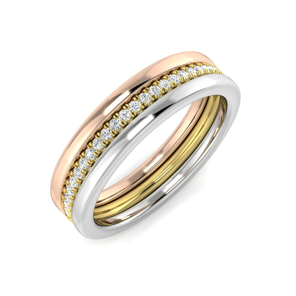 XYR13286 — Ring - 9k 3 Tone