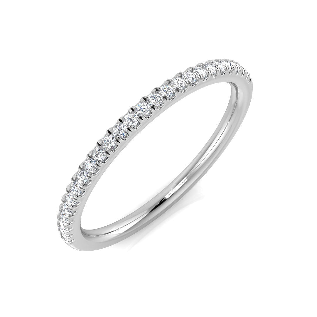 XYR13286 — Ring - 9 KT White Gold