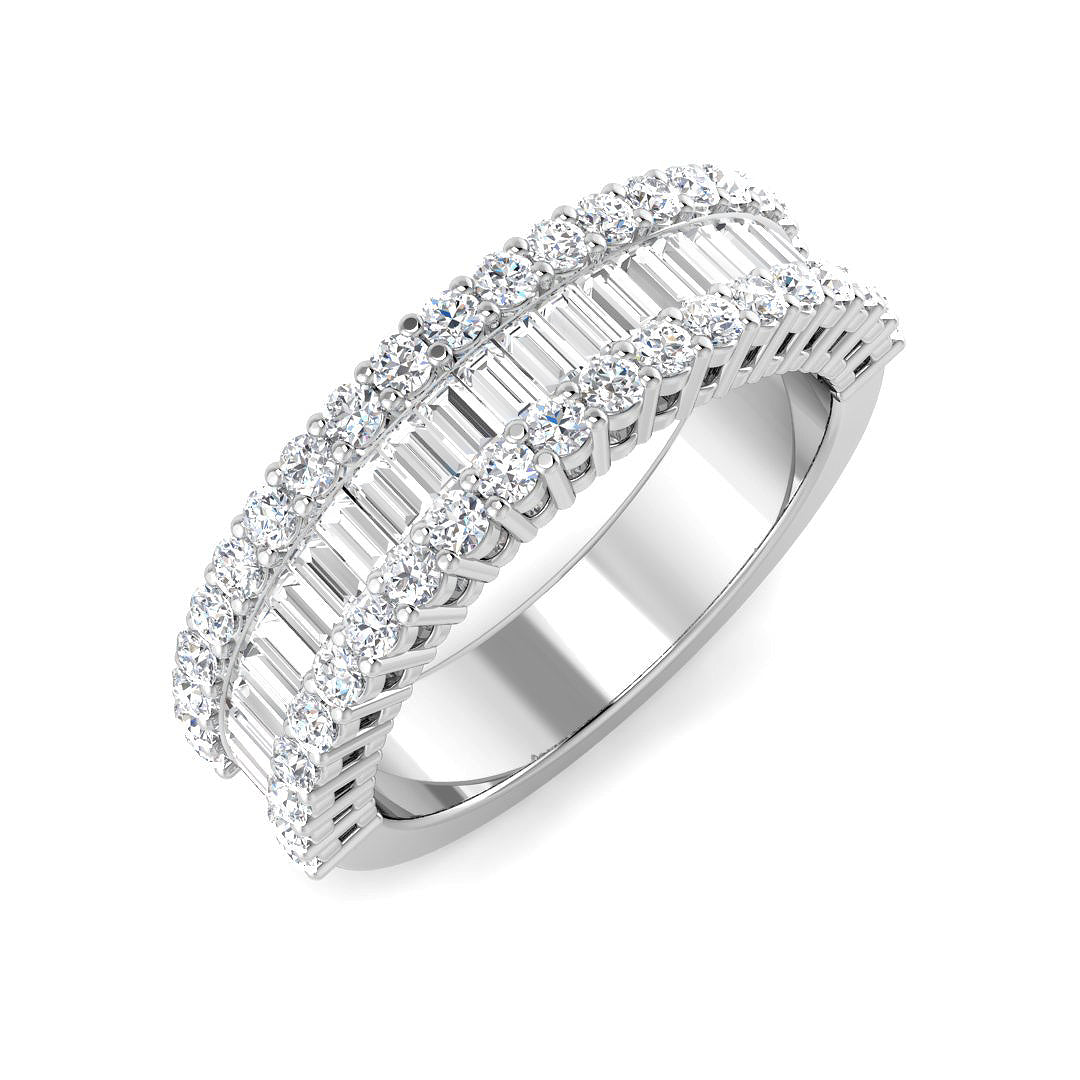 XYR4588 — Ring - 9k White Gold