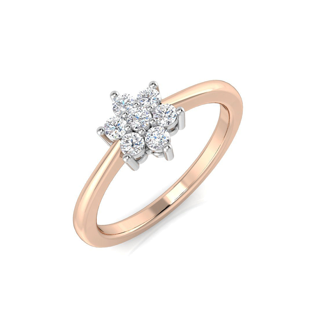 XYR5163 — Ring - 9k Rose Gold