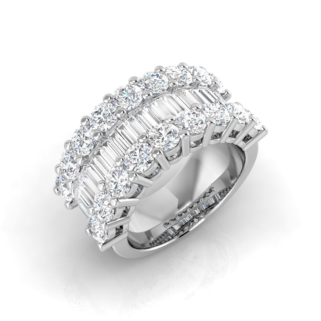 XYR5672 — Ring - 9k White Gold