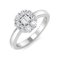 XYR5801 — Ring - 9k White Gold