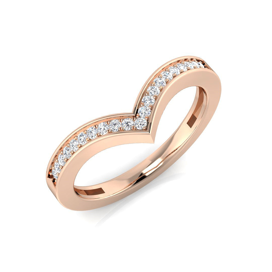 XYR6617 — Ring - 9k Rose Gold