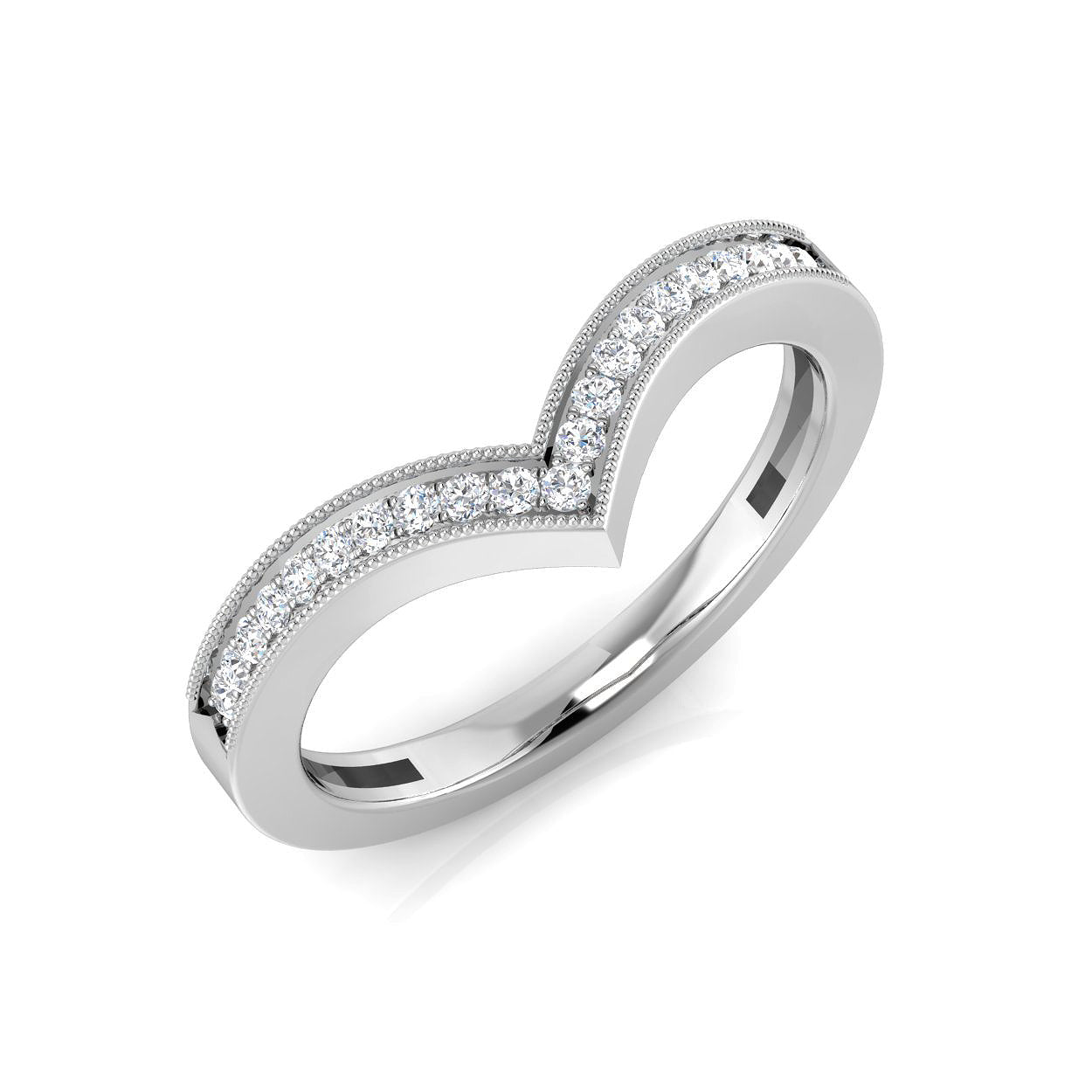 XYR6617 — Ring - 9k White Gold