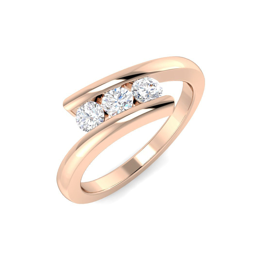 XYR6740 — Ring - 9k Rose Gold