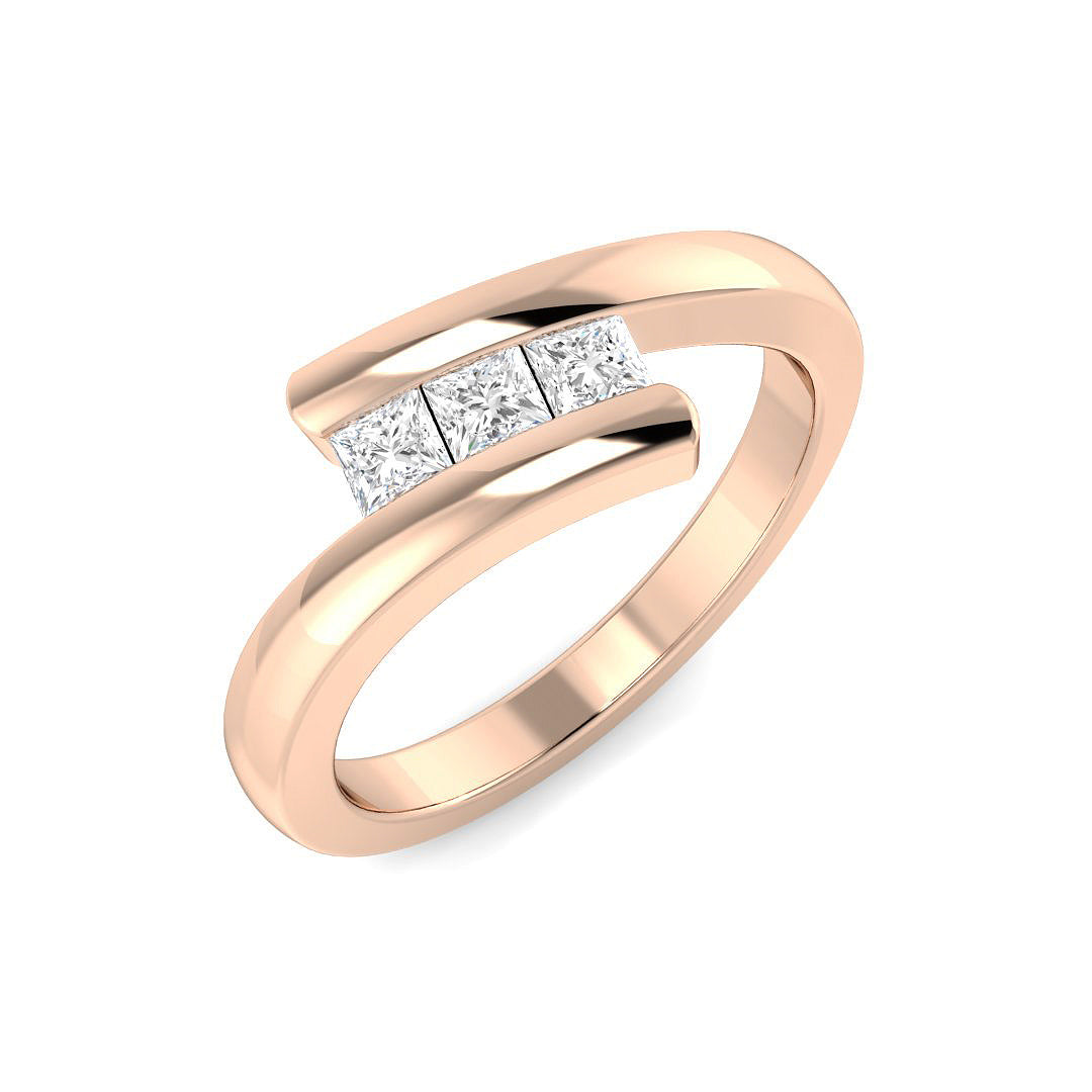 XYR6741 — Ring - 9k Rose Gold