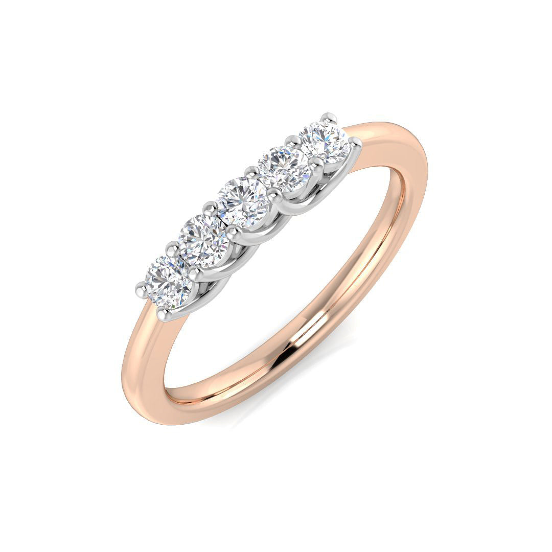 XYR6744 — Ring - 9k Rose Gold
