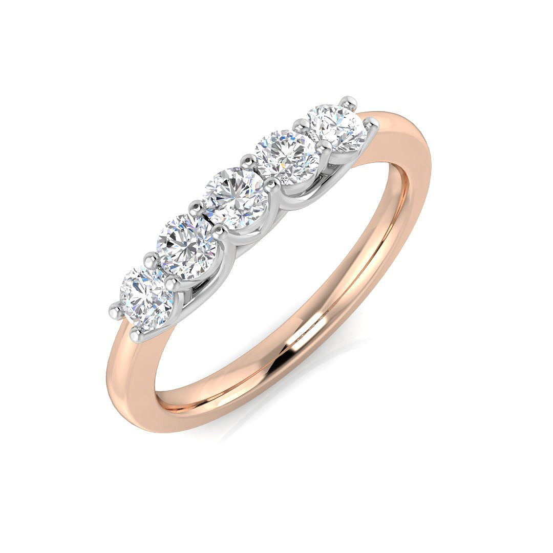 XYR6744 — Ring - 9k Rose Gold