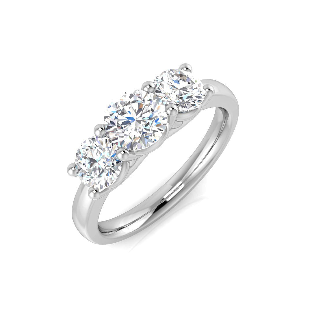 XYR6772 — Ring - 9k White Gold