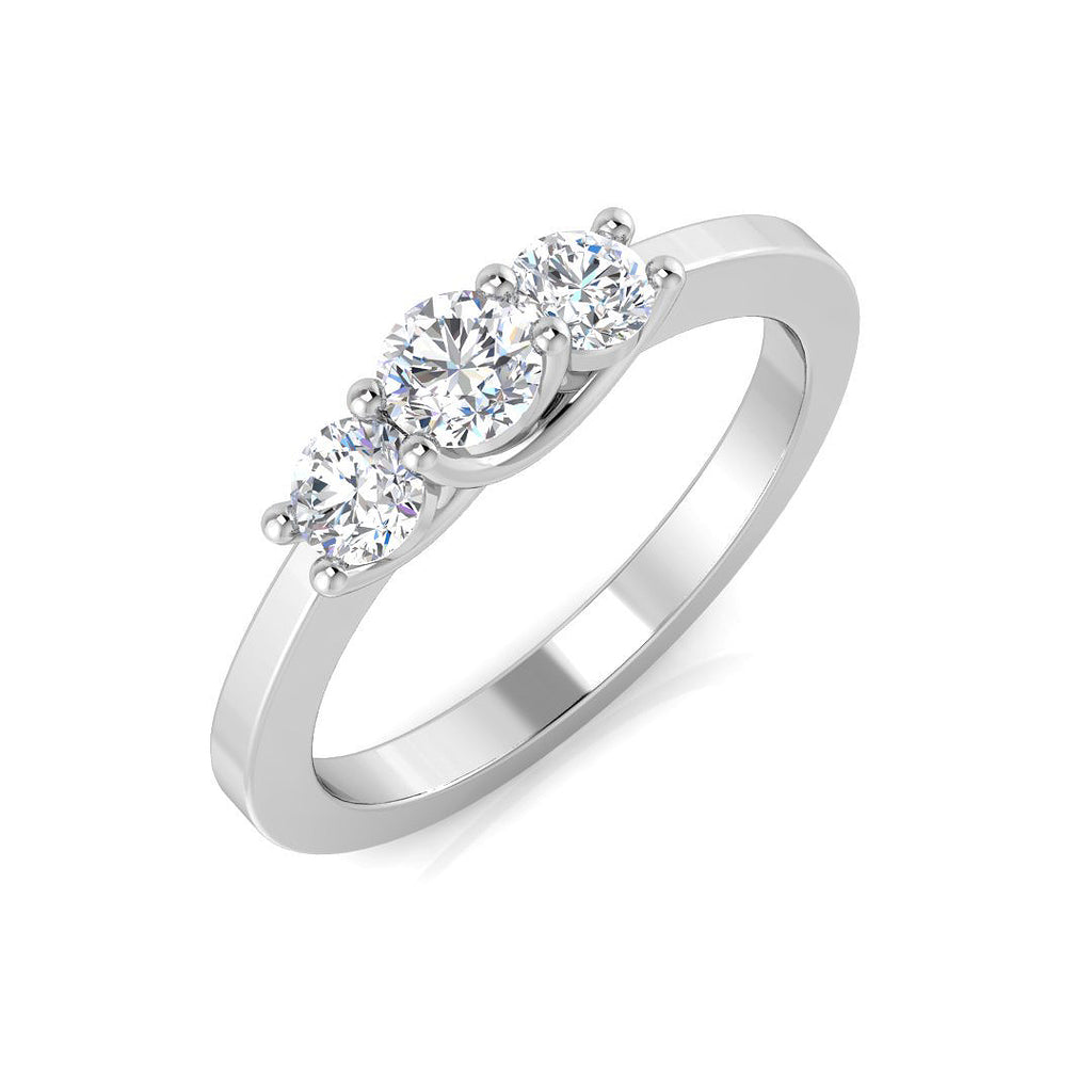 XYR6774 — Ring - 9k White Gold
