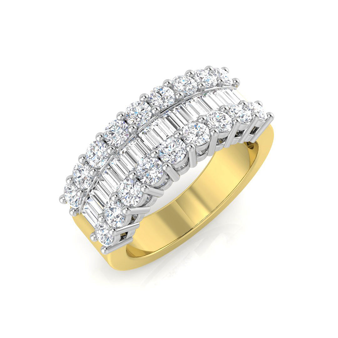 XYR6843 — Ring - 18k Two Tone