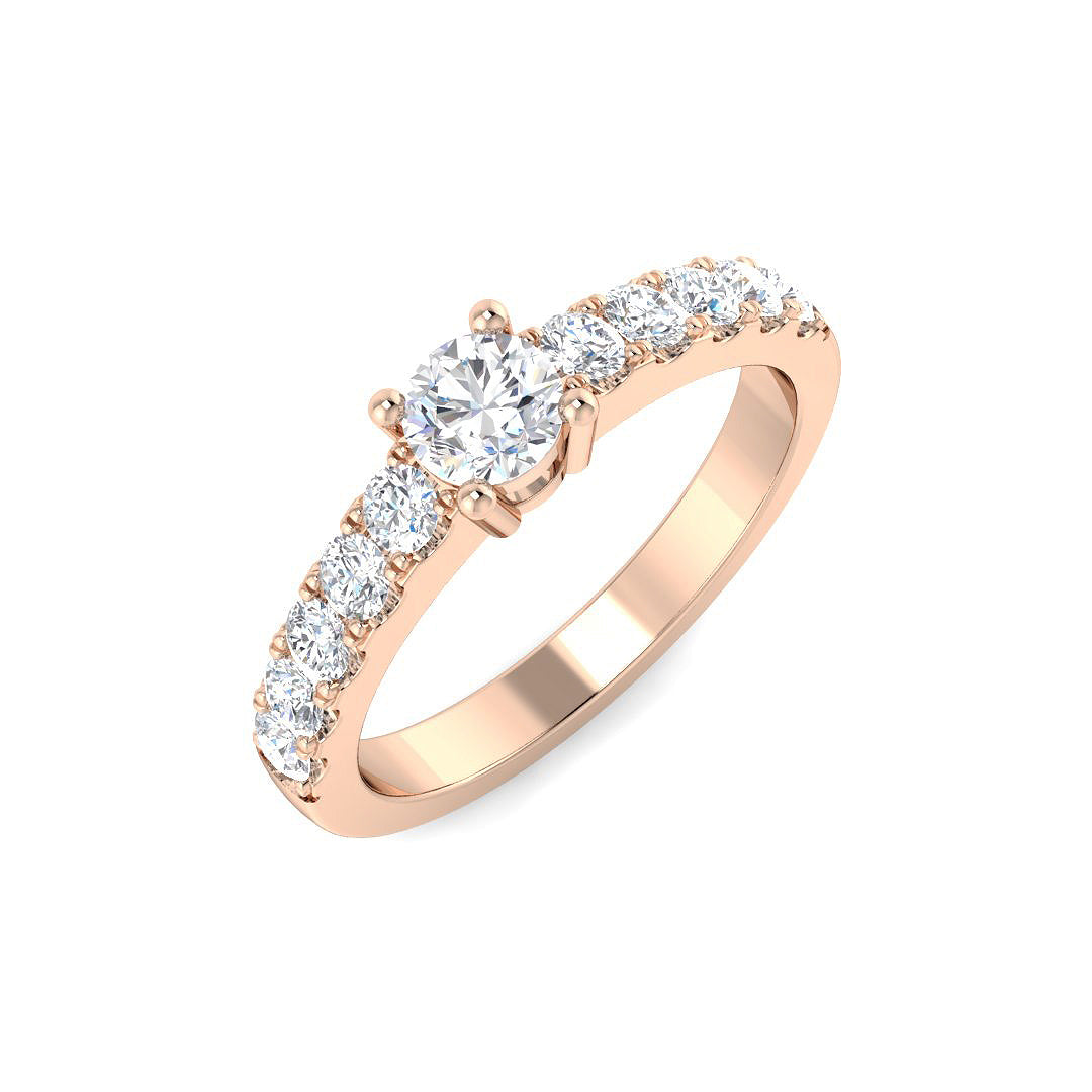 XYR7067 — Ring - 9k Rose Gold