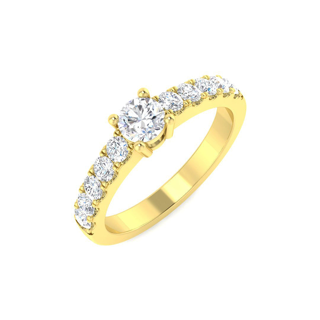 XYR7067 — Ring - 9k Yellow Gold