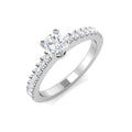 XYR7075 — Ring - 9k White Gold