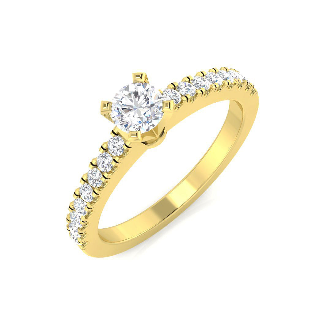 XYR7075 — Ring - 9k Yellow Gold