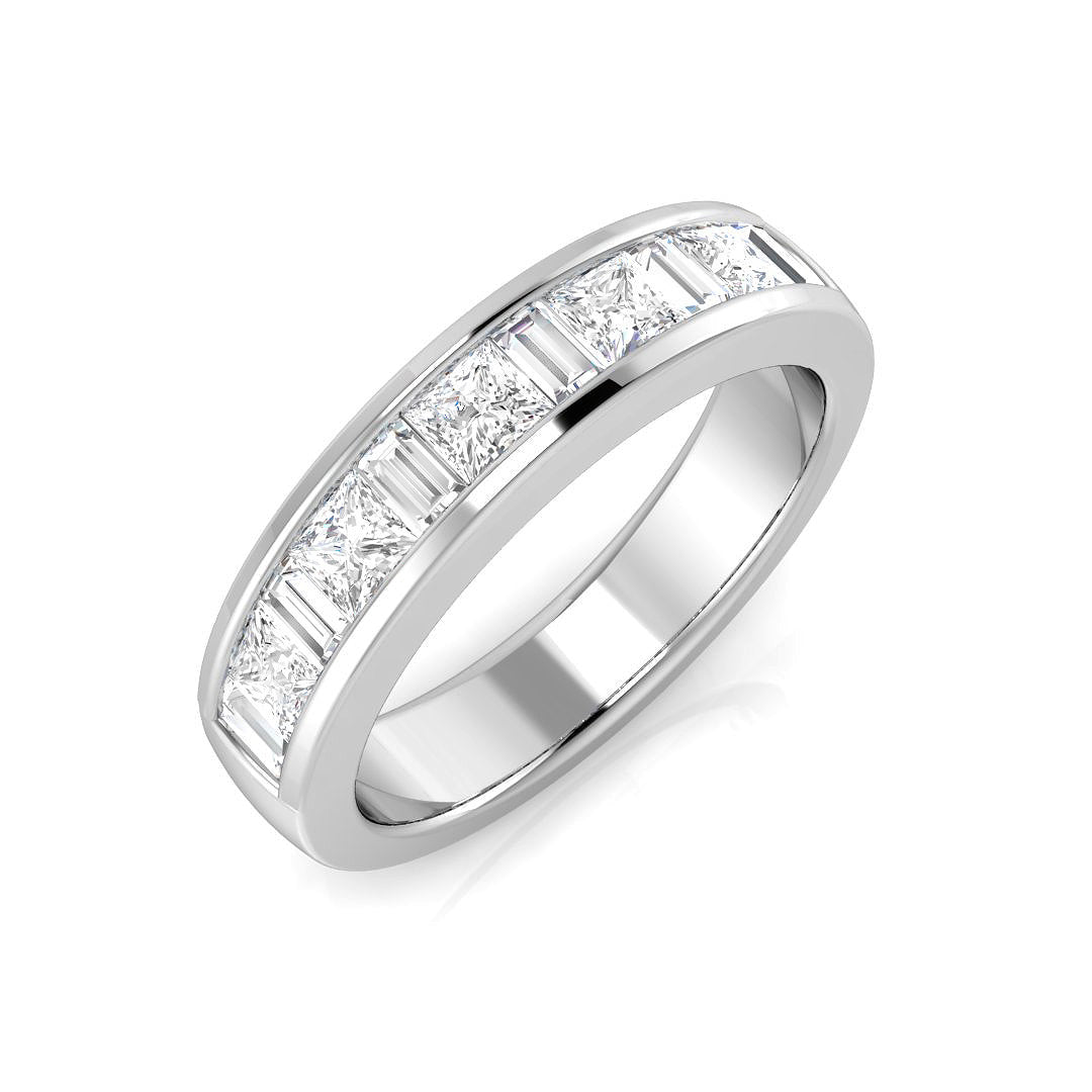XYR8611 — Ring - 9k White Gold