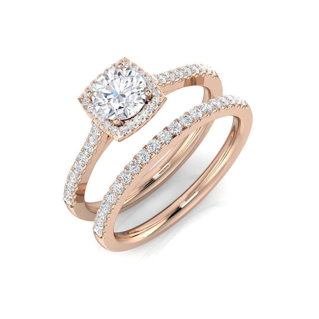 XYR9203 — Ring - 9k Rose Gold