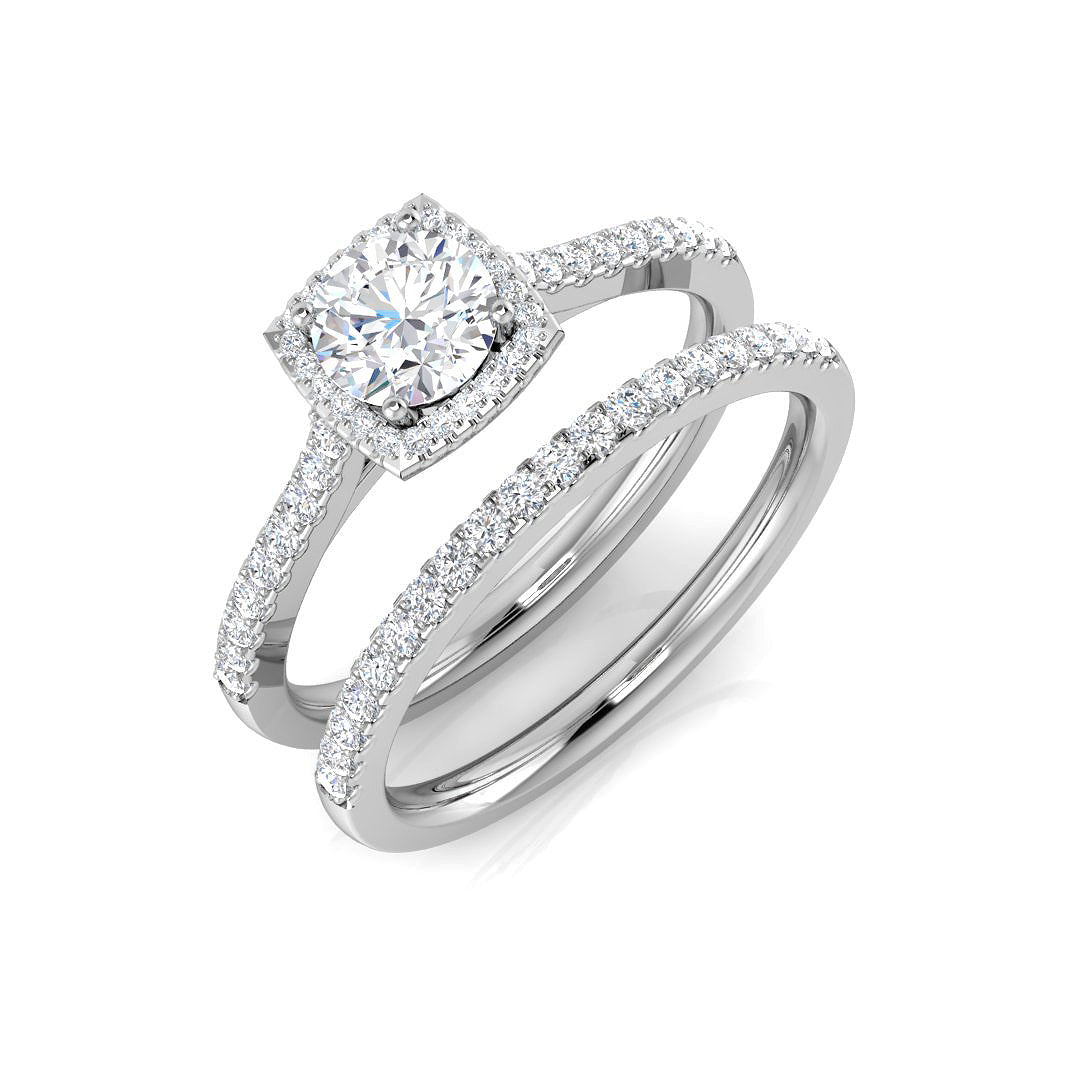XYR9203 — Ring - 9k White Gold